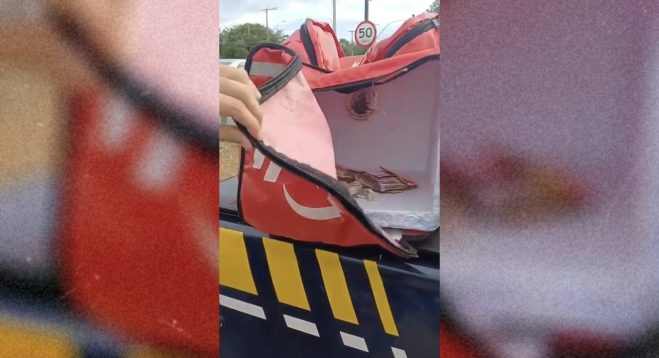 MOTOENTREGADOR É PRESO POR TRÁF1C0 DE DROGAS DURANTE FISCALIZAÇÃO DA PRF EM MOSSORÓ
