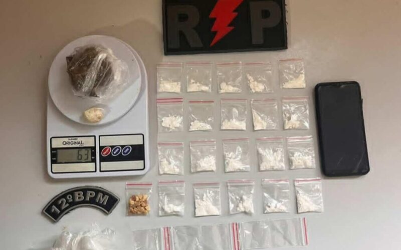 Suspeito é preso por tráfico de drogas após denúncia em areia branca