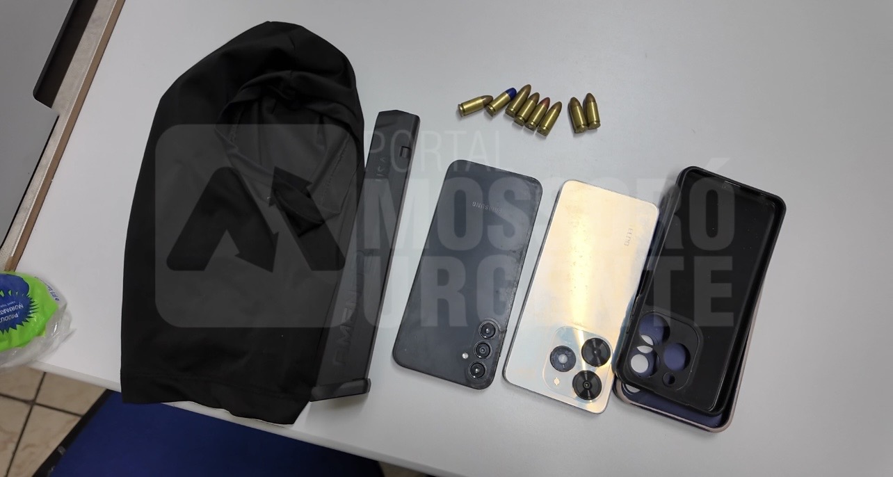 Polícia apreende menores com munições e carregador de pistola no bairro Malvinas, em Mossoró