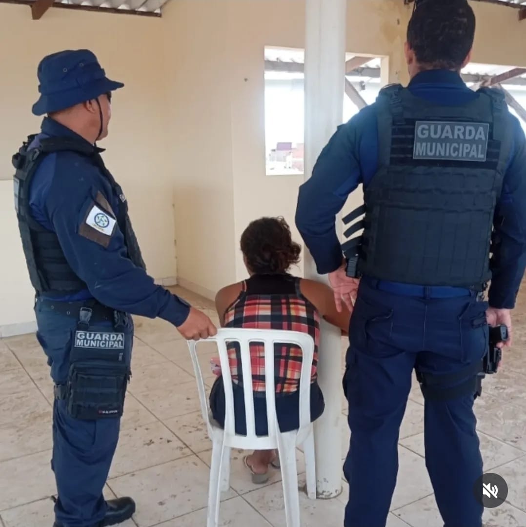 GCM prende casal suspeito de furto à secretaria de ação social em Areia Branca